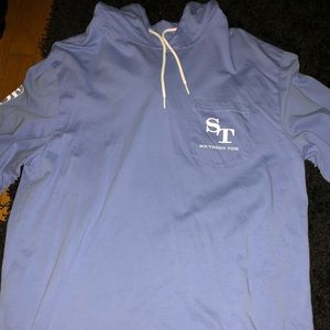 Southern Tide hooded shirt